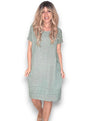 Sage Plain Jungle Dress