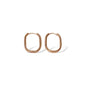 FV Rose Gold Huggie Hoop Earrings