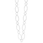 Steel Me Silver Super Link Long Necklace