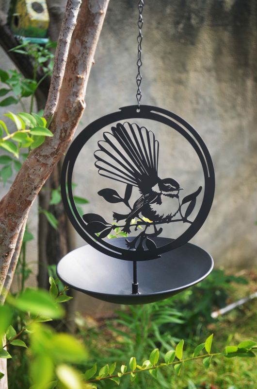 Metal Bird Feeder Fantail